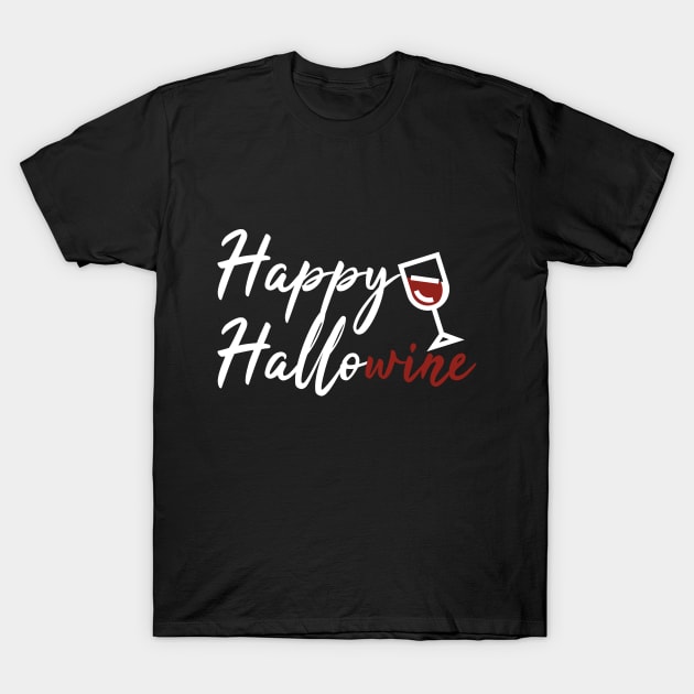 Happy Hallowine T-Shirt by LunaMay